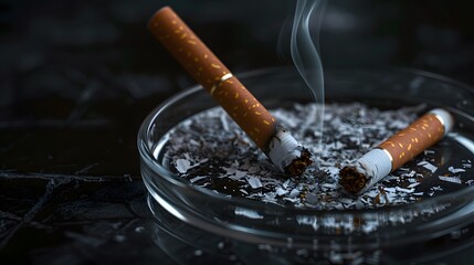 A picture suitable for the topic: Cigarettes in 2024: Trends, Health Risks, and Consumer Preferences .real photography