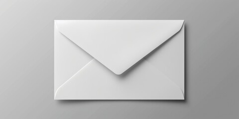 A white paper inside an open envelope. Can be used for business concepts or correspondence themes