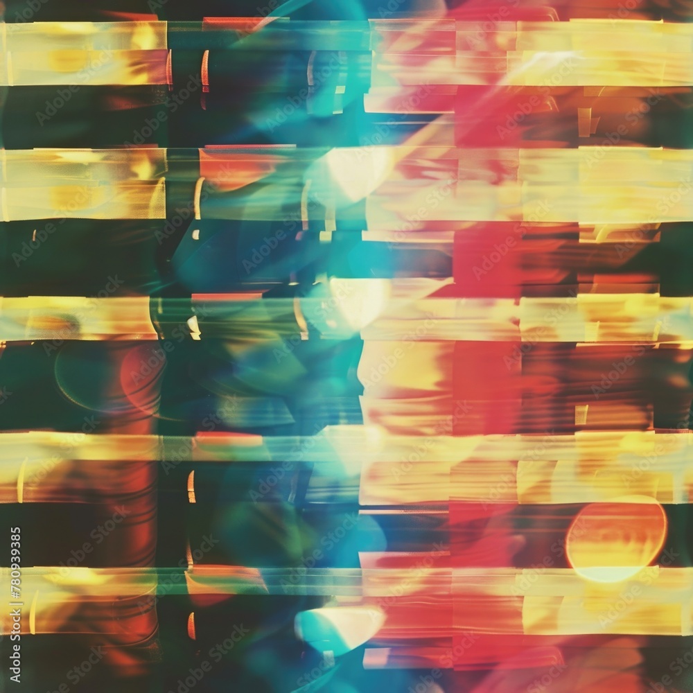 Poster blurry image of a person standing against a wall, suitable for abstract concepts or backgrounds