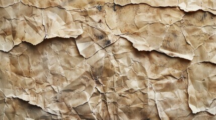 Detailed close-up of a paper attached to a wall. Suitable for office or educational concepts