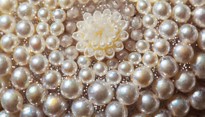 Vibrant Pearl: Abstract Background of Nature's Gemstone Splendor