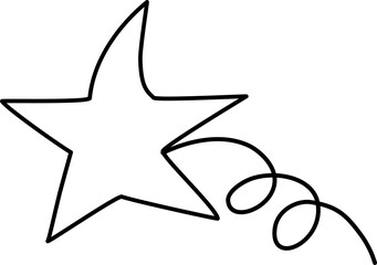 Hand drawn star