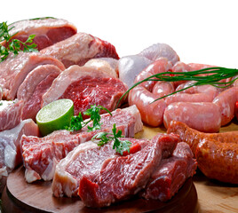 Assorted meats, beef, chicken, pork, sausage, picanha