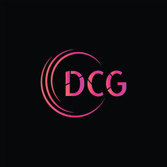 DCG Letter Initial Logo Design Template Vector Illustration