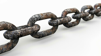 Obraz premium A photorealistic image on a white background showcases integrity in the latest artwork by ThatOtherGuy.