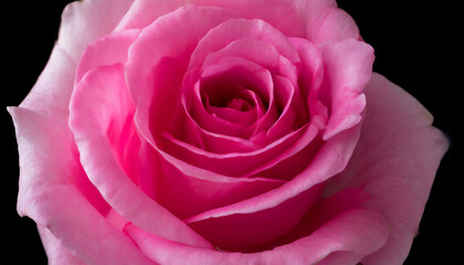 Close up macro detailed view photo of pink color rose