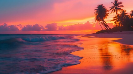 Tropical Twilight Tranquility./n