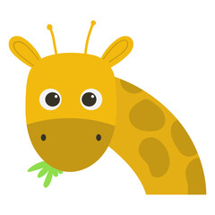 Giraffe animal vector illustration