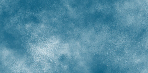 Blue winter vector watercolor art background with clouds, abstract blue Soft cumulus cloudscape sky, wet ink effect sky blue color watercolor, Aquarelle painted fresh and cloudy sky with clouds.