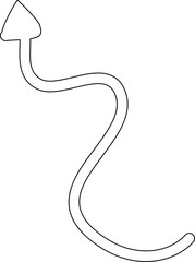 Set of arrow, hand drawn icons