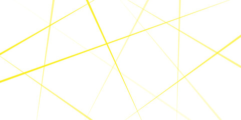 Rectangular pattern with random lines. Minimalistic chaotic background. Simple yellow and white vector illustration.