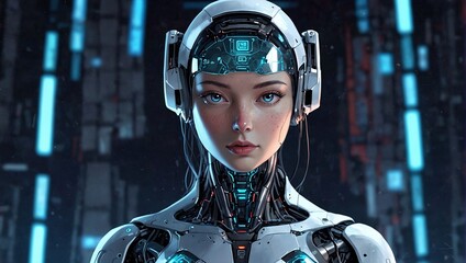 Exploring the Future: AI and Holograms. AI Generated 