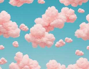 pink clouds in the sky background art