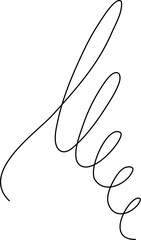 Spiral and swirl line icon. Element for design