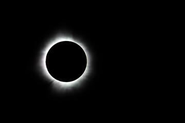 The total solar eclipse on April 8, 2025. A 