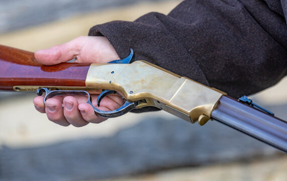Original Bronze receicver Henry Reapeating rifle