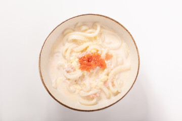 明太子クリームうどん