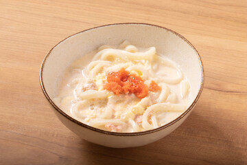 明太子クリームうどん