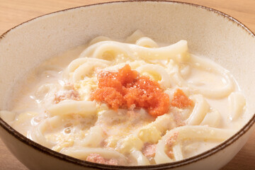 明太子クリームうどん