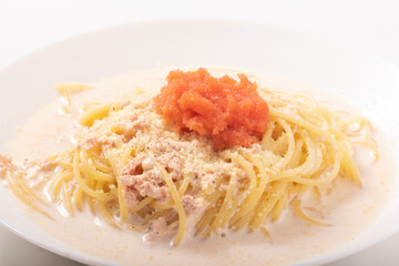 明太子クリームパスタ