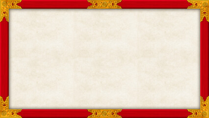 素材：高級感のある和風のフレーム