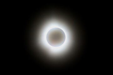 Sky during solar eclipse