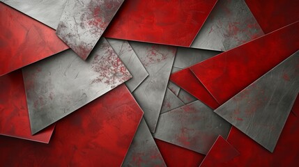 Abstract Red and Grey Textured Background