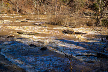 Beautiful views surrounding Sweet Water Park, Lithia Spring, GA.  The park is renowned for its size, extensive network of paths, and spectacular vistas. It is a favourite place for hikers, campers