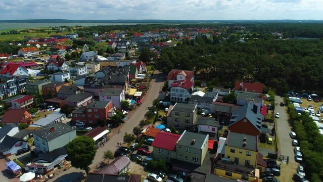 Beautiful Landscape Rowy Piekny Krajobraz Aerial View Poland