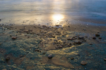 beach and sea, Coast of La Speranza, Alghero, Villanova Monteleone. Sassari, Sardinia. Italy