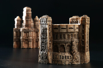 Handmade miniatures of tourist places in Mexico