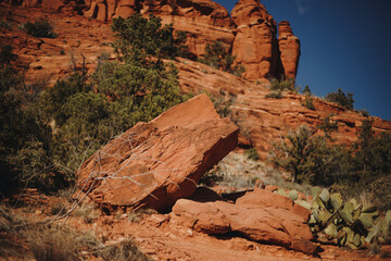 Red rock hike sedona arizona