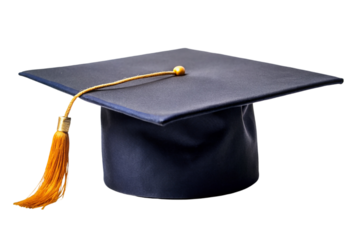 Graduation ha isolated on transparent background