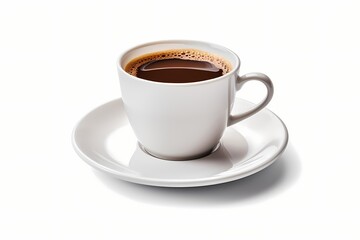 coffe cup isolated on solid white background