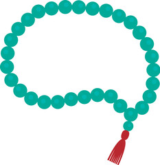 Obraz premium hand drawn tespih