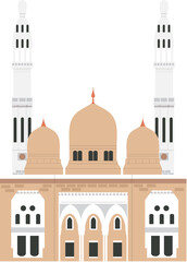 hand drawn mosque