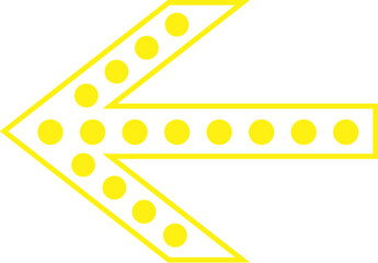Yellow dotted arrow pointing to the left