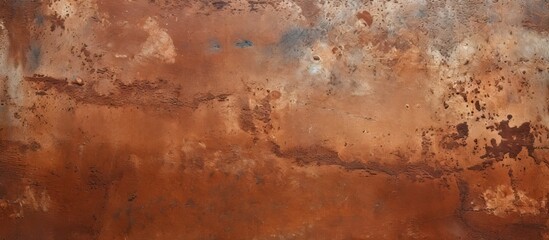 Texture of weathered and corroded metal surface shown in close-up against a plain white backdrop - obrazy, fototapety, plakaty