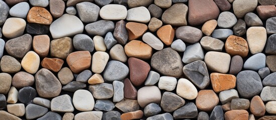 A collection of rocks featuring a distinctive brown and white stone amidst the pile