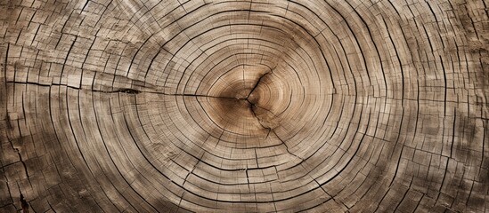 Detail showing the inner rings and texture of a tree trunk