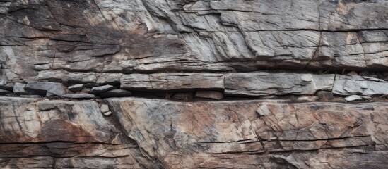 Majestic bird resting atop rocky precipice near cliff's edge, observing surroundings