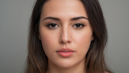 Fototapeta premium Leisure Lifestyle: A Good-Looking Brunette in Her Element