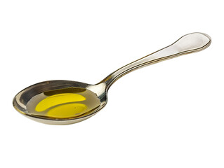 spoon with oil isolated PNG