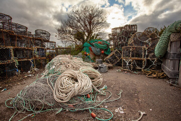  fishing gear , nets , lobsters traps , crab 