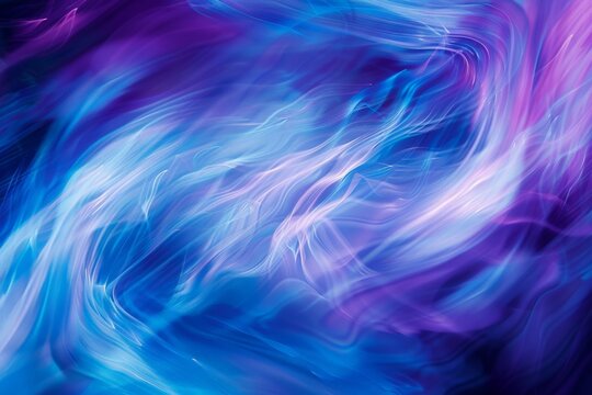 An abstract art blue and purple background with mist textures, swirling color of smoke.ai generative