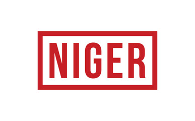 Niger Rubber Stamp Seal Vector