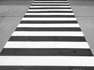 Obraz premium Zebra crossing pattern for abstract background