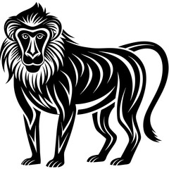 illustration of a lion
