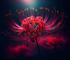 妖しく咲く魅力的な彼岸花
