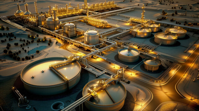 Overview of an integrated oil and gas company, from upstream exploration to downstream retail,